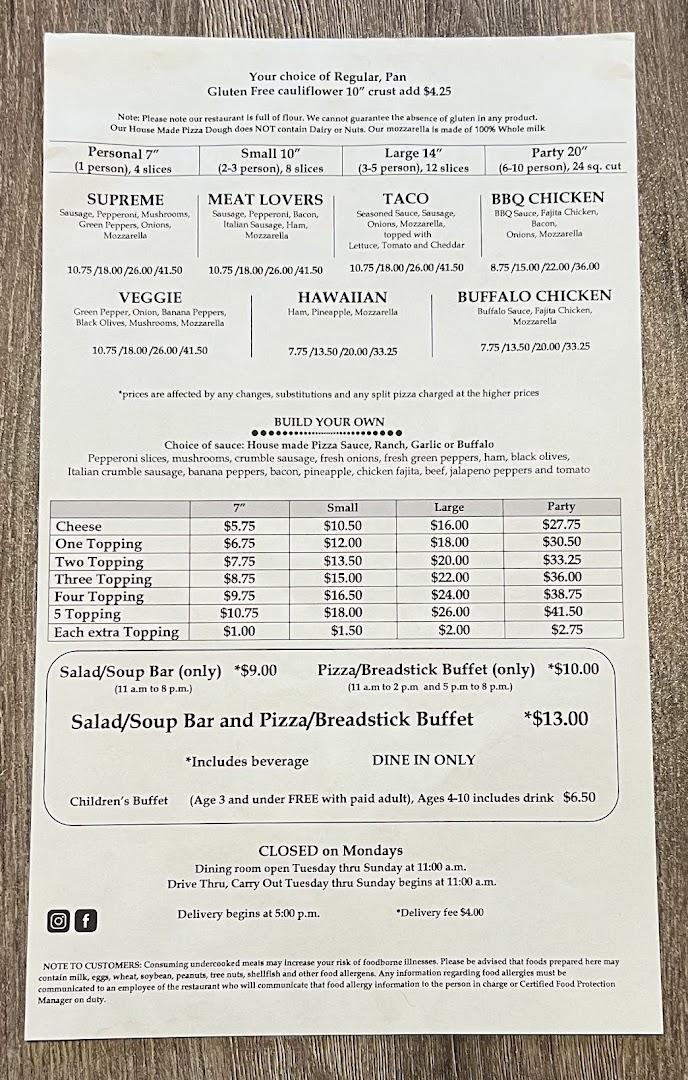 Ellettsville Pizza Pantry
